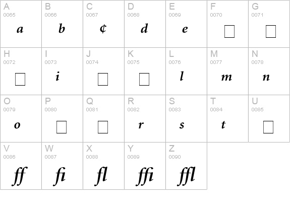 Atlantix Pro SSi Semi Bold Italic uppercase A-Z preview