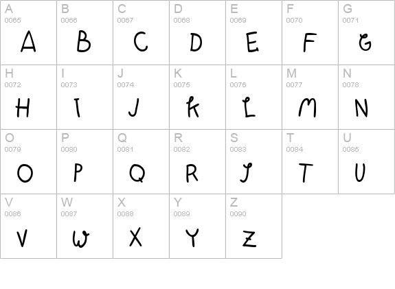 Atman Bold uppercase A-Z preview