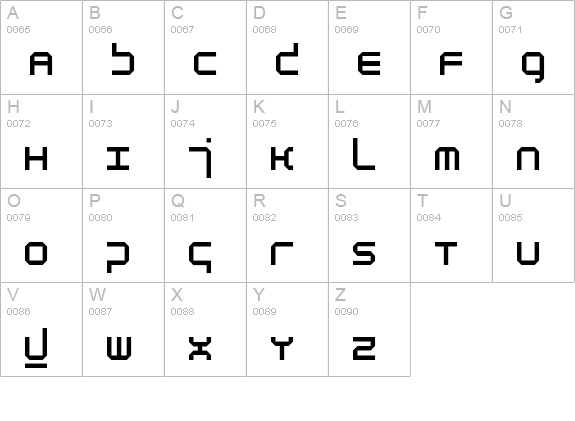 Atmosphere-Regular uppercase A-Z preview