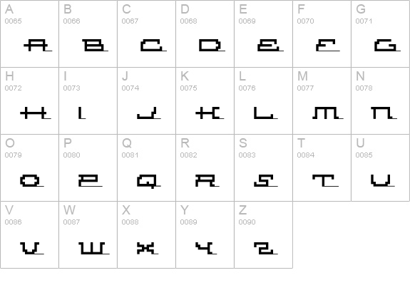 Atomic-InlineScript uppercase A-Z preview