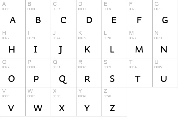 Auto 2 Regular SmCp uppercase A-Z preview