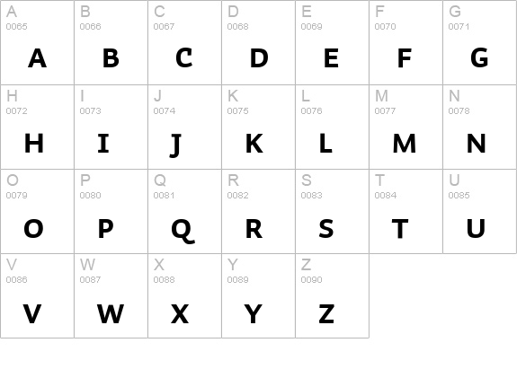 Auto 3 Bold SmCp uppercase A-Z preview
