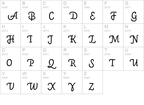 Auto 3 Italic uppercase A-Z preview
