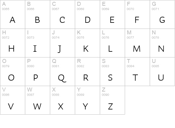 Auto 3 Light SmCp uppercase A-Z preview