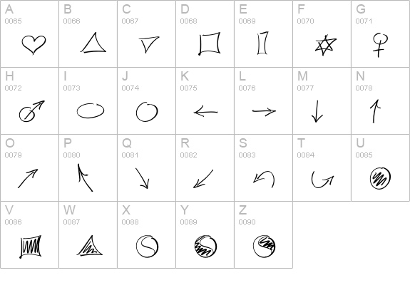 AutographScriptEF-LightExtras uppercase A-Z preview