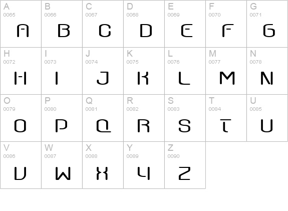 Axaxax light uppercase A-Z preview