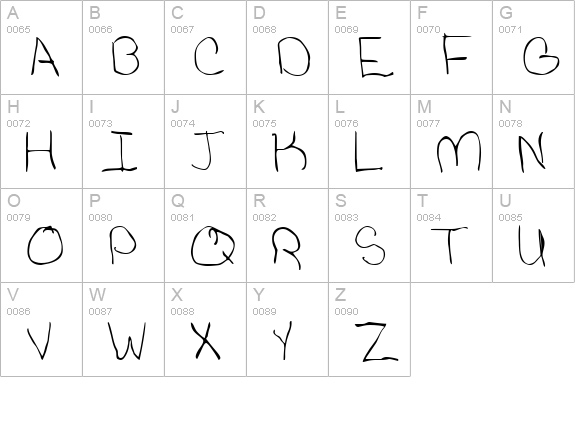 Babcock Normal uppercase A-Z preview