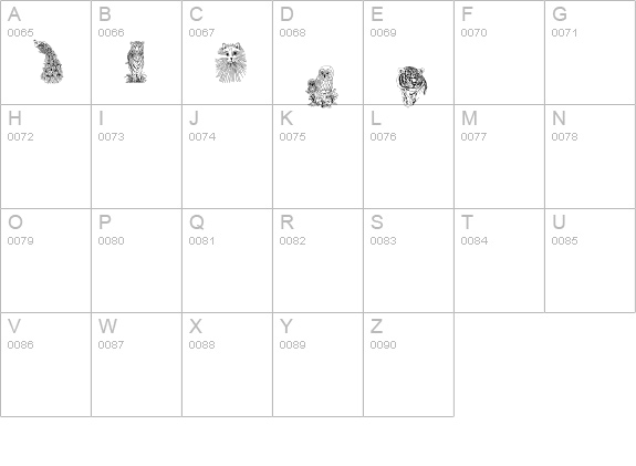 Baby's BreathRegular uppercase A-Z preview