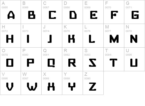 Baby Universe uppercase A-Z preview
