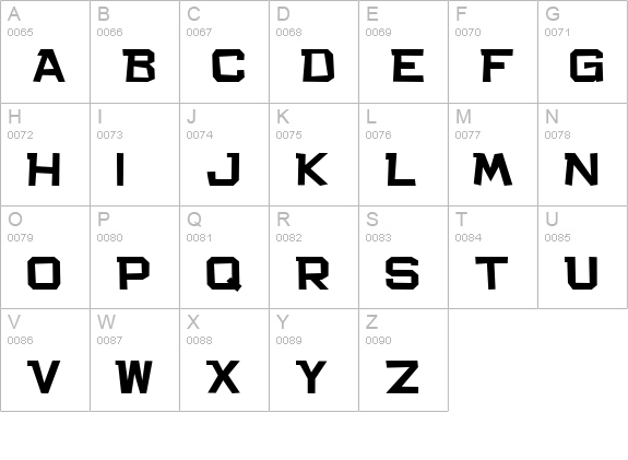 Bachelor Pad JL uppercase A-Z preview