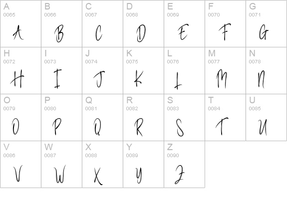 Back To School uppercase A-Z preview