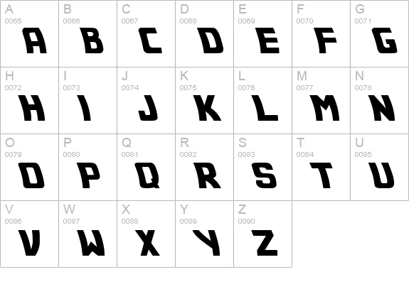 Back to the future 2002 uppercase A-Z preview