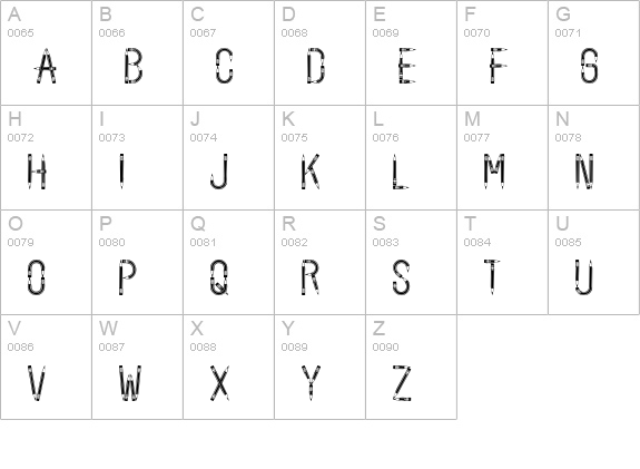 BackToSchool uppercase A-Z preview