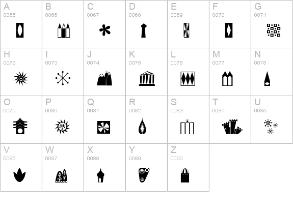 BaileywickHappyGramsJF uppercase A-Z preview