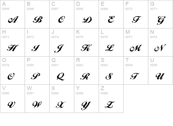 BallantinesAntique-Black-Regular uppercase A-Z preview