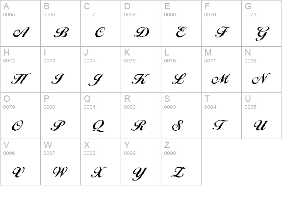 BallantinesAntique-Xbold-Regular uppercase A-Z preview