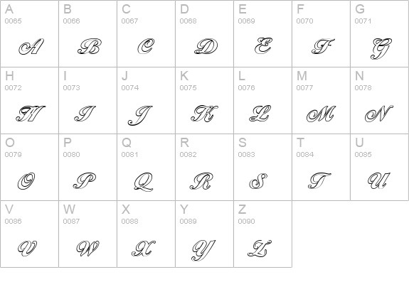 BallantinesOutline-Black-Regular uppercase A-Z preview
