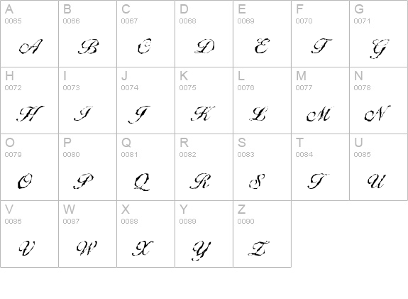 BallantinesRandom-Light-Regular uppercase A-Z preview