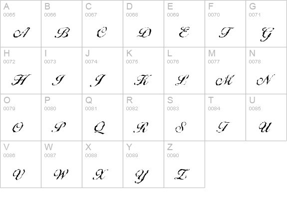 BallantinesRandom-Regular uppercase A-Z preview
