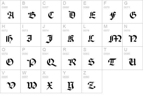 Ballista Display Script SSi uppercase A-Z preview