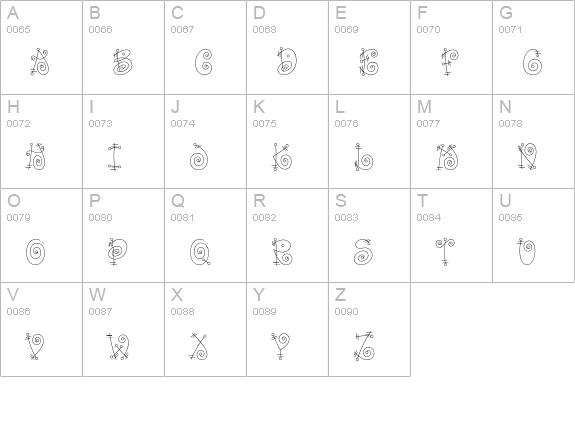 Bang Std uppercase A-Z preview