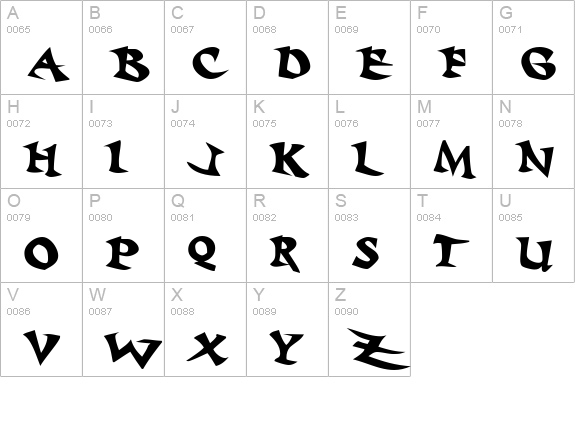 Baratz Bold uppercase A-Z preview