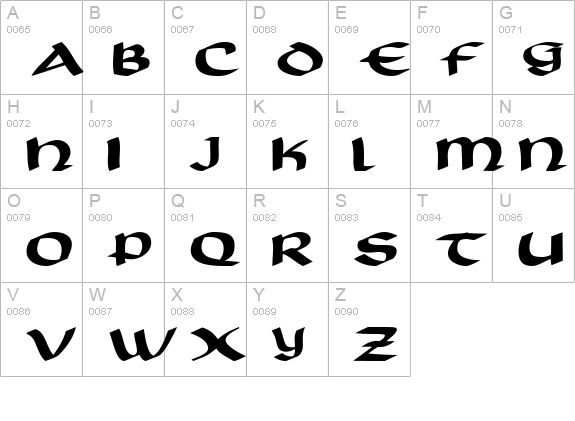 BarbourSCapsSSK Bold uppercase A-Z preview