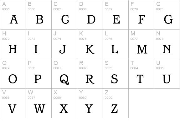BarcelonaEF-Book uppercase A-Z preview