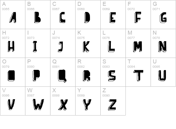 Barnes_erc_ uppercase A-Z preview