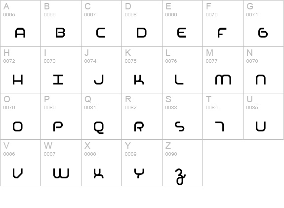 Basis-Medium uppercase A-Z preview