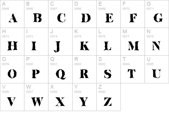 BaskervilleRandom-Black-Regular uppercase A-Z preview