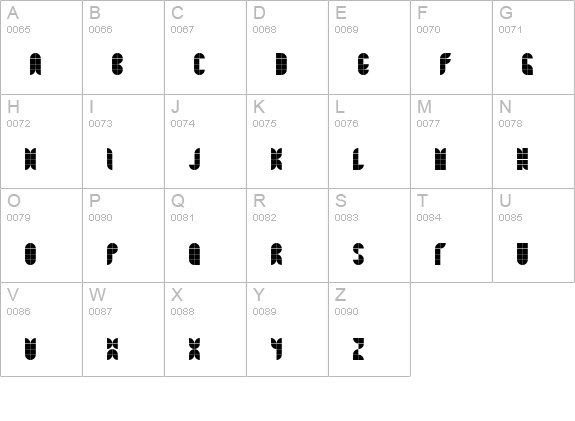 Bath Heavy uppercase A-Z preview
