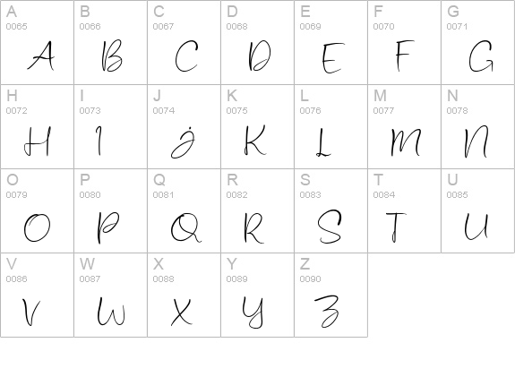 Batsy uppercase A-Z preview