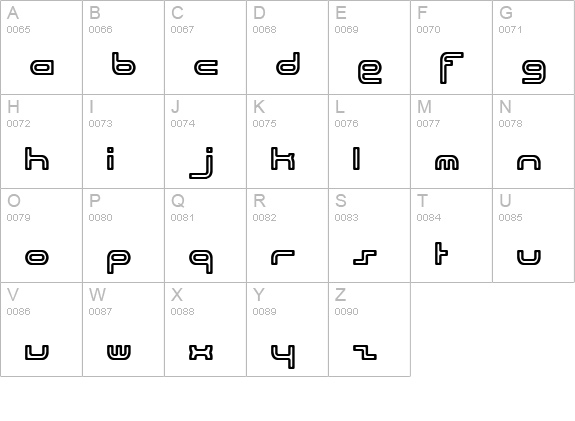 Beach House uppercase A-Z preview