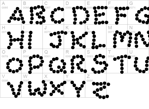 Bead Necklace
 uppercase A-Z preview