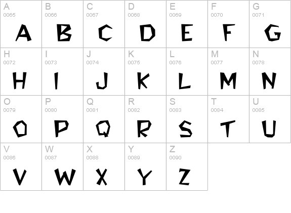 Bedrock-Light Wide uppercase A-Z preview