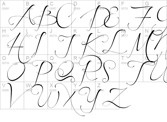 Before the Rain uppercase A-Z preview