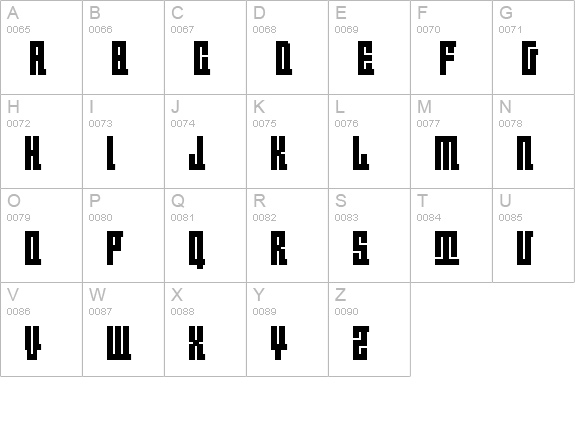 BeijingWigoWhat_normal uppercase A-Z preview