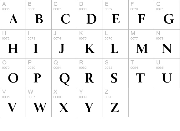 Belfast-Bold uppercase A-Z preview
