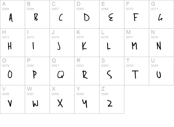 Ben Brown uppercase A-Z preview