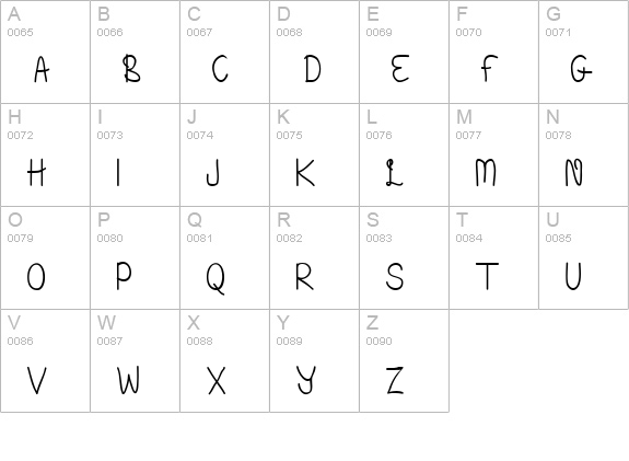 Beneath Your Beautiful Bold uppercase A-Z preview