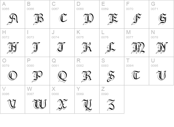 BeneCryptExtrude uppercase A-Z preview