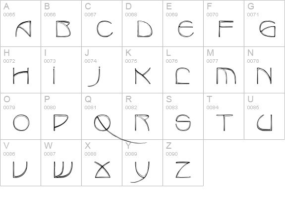 BenjaminCaps uppercase A-Z preview
