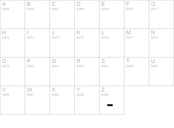 Benzion Bold uppercase A-Z preview