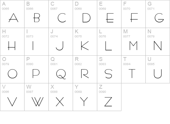 BernhardFashionHmk uppercase A-Z preview