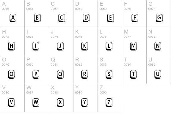 Betsy Flanagan uppercase A-Z preview