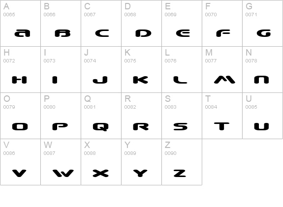 Beware uppercase A-Z preview