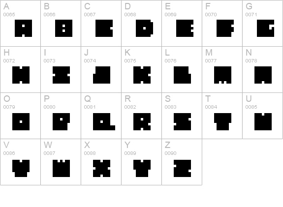 Big Bad Blocks
 uppercase A-Z preview