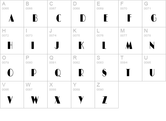 BIGCITY-Norm-Cn uppercase A-Z preview