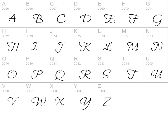 Bilbo Swash Caps uppercase A-Z preview